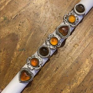 Vintage Style adjustable mood rings lot of 7